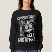 Connecticut Game Day Party Funny Home State Connec Trui (Voorkant)