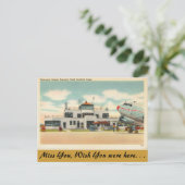 Connecticut, Gemeentelijke luchthaven Hartford Briefkaart (Staand voorkant)