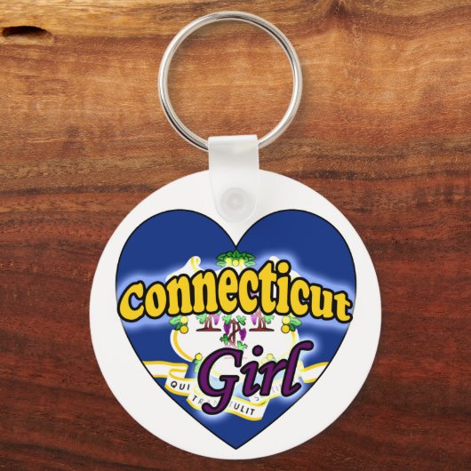 Connecticut Girl Sleutelhanger (Voorkant)