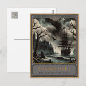 Connecticut | Gotische kunst Briefkaart (Voorkant / Achterkant)