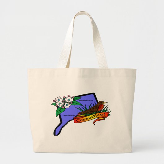 Connecticut Grote Tote Bag (Voorkant)