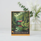 Connecticut | hyperrealistisch Briefkaart (Staand voorkant)