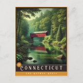 Connecticut | hyperrealistisch Briefkaart (Voorkant)