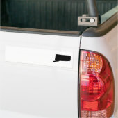 Connecticut in zwart en wit bumpersticker (Op Truck)