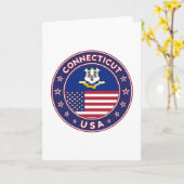 Connecticut Kaart (Gele Bloem)