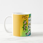 Connecticut Kaart Briefkaart Mok (Links)