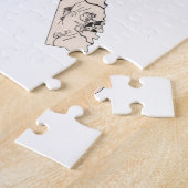 Connecticut  kaart met Afbeelding Legpuzzel (Zijkant)