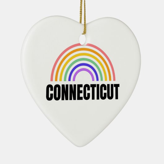 Connecticut Keramisch Ornament (Rechts)