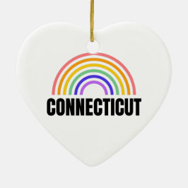 Connecticut Keramisch Ornament