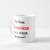 Connecticut koffiekop koffiemok (Voorkant links)