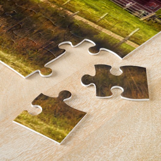 Connecticut Landscape. kerstcadeautjes Legpuzzel (Zijkant)