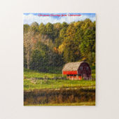 Connecticut Landscape. kerstcadeautjes Legpuzzel (Verticaal)