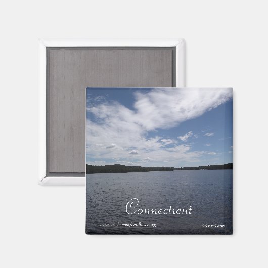 Connecticut Magneet (Voorkant / Achterkant)