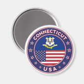 Connecticut Magneet (Voorkant / Achterkant)