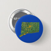 Connecticut Map Button (Voorkant /achterkant)
