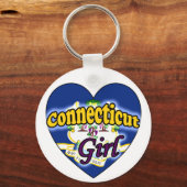 Connecticut Meisje Sleutelhanger (Voorkant)