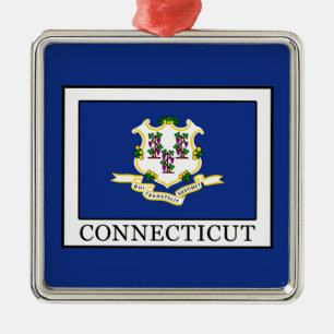 Connecticut Metalen Ornament