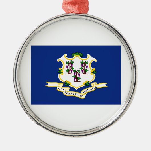 Connecticut Metalen Ornament (Voorkant)