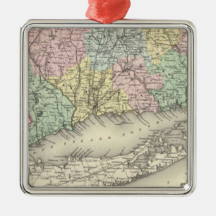 Connecticut Metalen Ornament