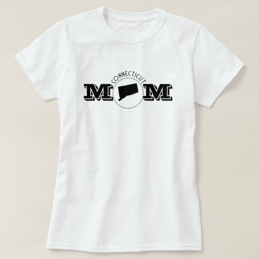 Connecticut Moeder  T-shirt (Design voorkant)