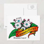 Connecticut Mountain Laurel Briefkaart (Voorkant / Achterkant)