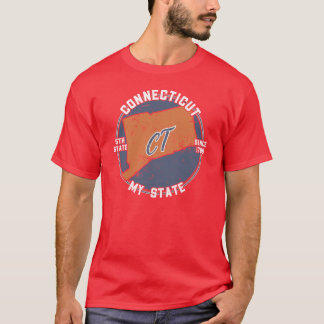 Connecticut My State Patriot State Tourist Gift T-shirt