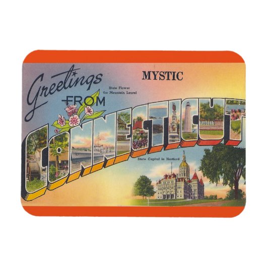 Connecticut, Mystic Magnet Magneet (Horizontaal)