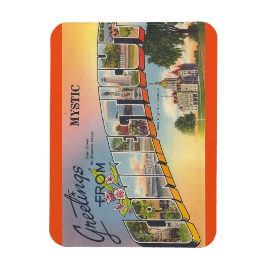 Connecticut, Mystic Magnet Magneet (Verticaal)