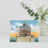 Connecticut New London Ledge Light Briefkaart (Staand voorkant)