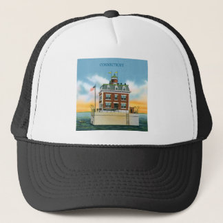 Connecticut New London Ledge Light Trucker Pet