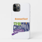 Connecticut Nickname Word Art Case-Mate iPhone Case (Achterkant)