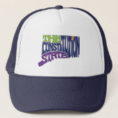 Connecticut Nickname Word Art Trucker Pet (Voorkant)
