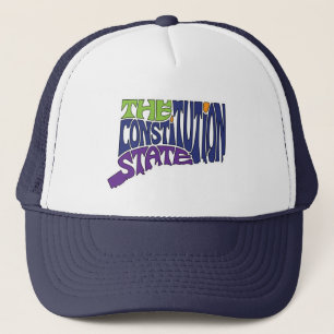 Connecticut Nickname Word Art Trucker Pet