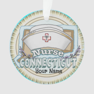 Connecticut Nurse Ornament
