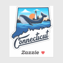 Connecticut Oceaan Sticker