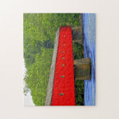 Connecticut Overdekte Brug. Legpuzzel (Verticaal)