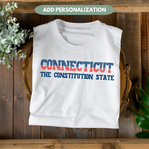 Connecticut Patriottische Staat Custom T-shirt