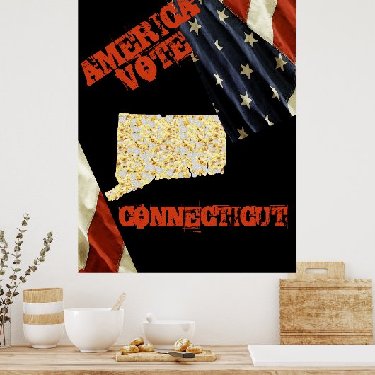 CONNECTICUT POSTER (Keuken)