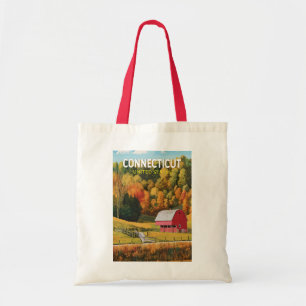 Connecticut Reis Kunst Vintage Tote Bag