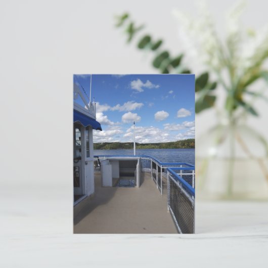 Connecticut River vanaf Riverboat Briefkaart (Staand voorkant)