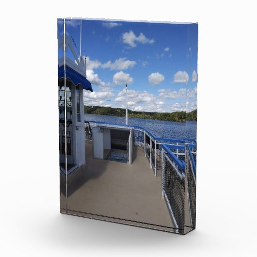 Connecticut River vanaf Riverboat Fotoblokken (Rechts)