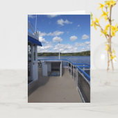 Connecticut River vanuit rivierboot Kaart (Gele Bloem)