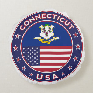 Connecticut Rond Kussen