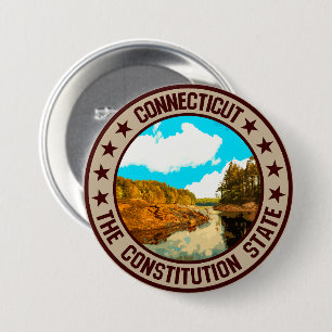 Connecticut Ronde Button 7,6 Cm