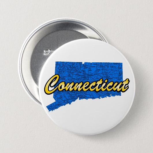 Connecticut Ronde Button 7,6 Cm (Voorkant /achterkant)