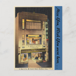 Connecticut, S. Max & Co. Briefkaart