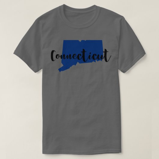Connecticut Script T-shirt (Design voorkant)