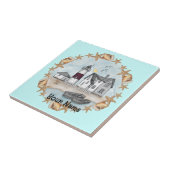 Connecticut Shells Lighthouse tegel Tegeltje (Zijkant)