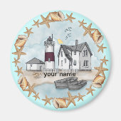 Connecticut Shells vuurtoren magneet (Voorkant)