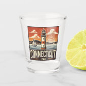 Connecticut Shot Glas (Voorkant)
